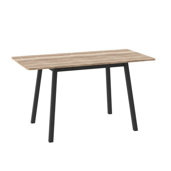 Стол TIRK RADIAL-110, раздвижной 110(142)х70, ДУБ КАНЬОН/ЧЕРНЫЙ TIRK RADIAL 110